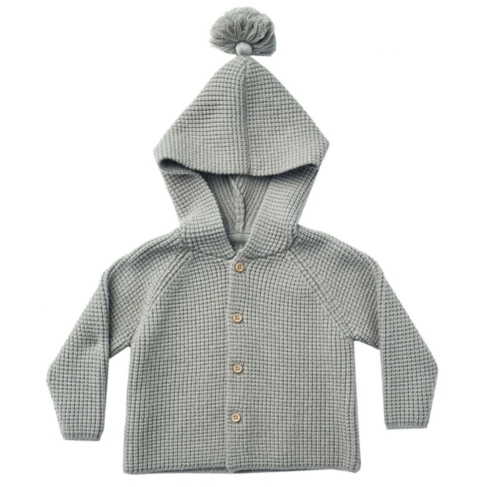 Rylee + Cru Gray Knit Sweater